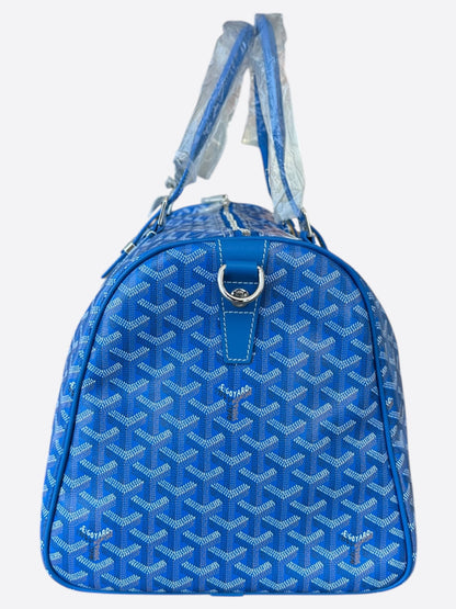 Goyard Blue Boston 50 Duffel Bag
