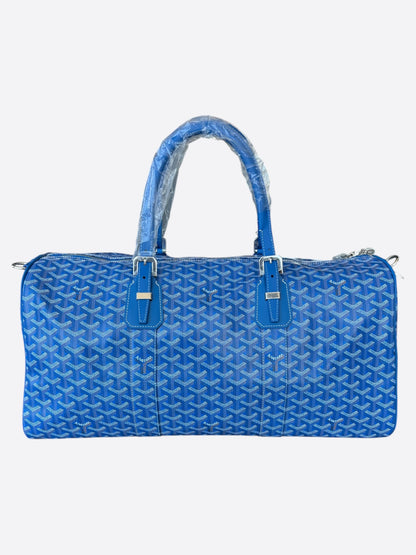 Goyard Blue Boston 50 Duffel Bag