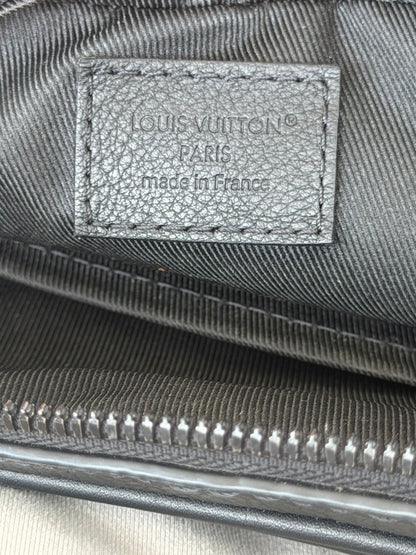 Louis Vuitton Black Shadow Monogram Trio Messenger