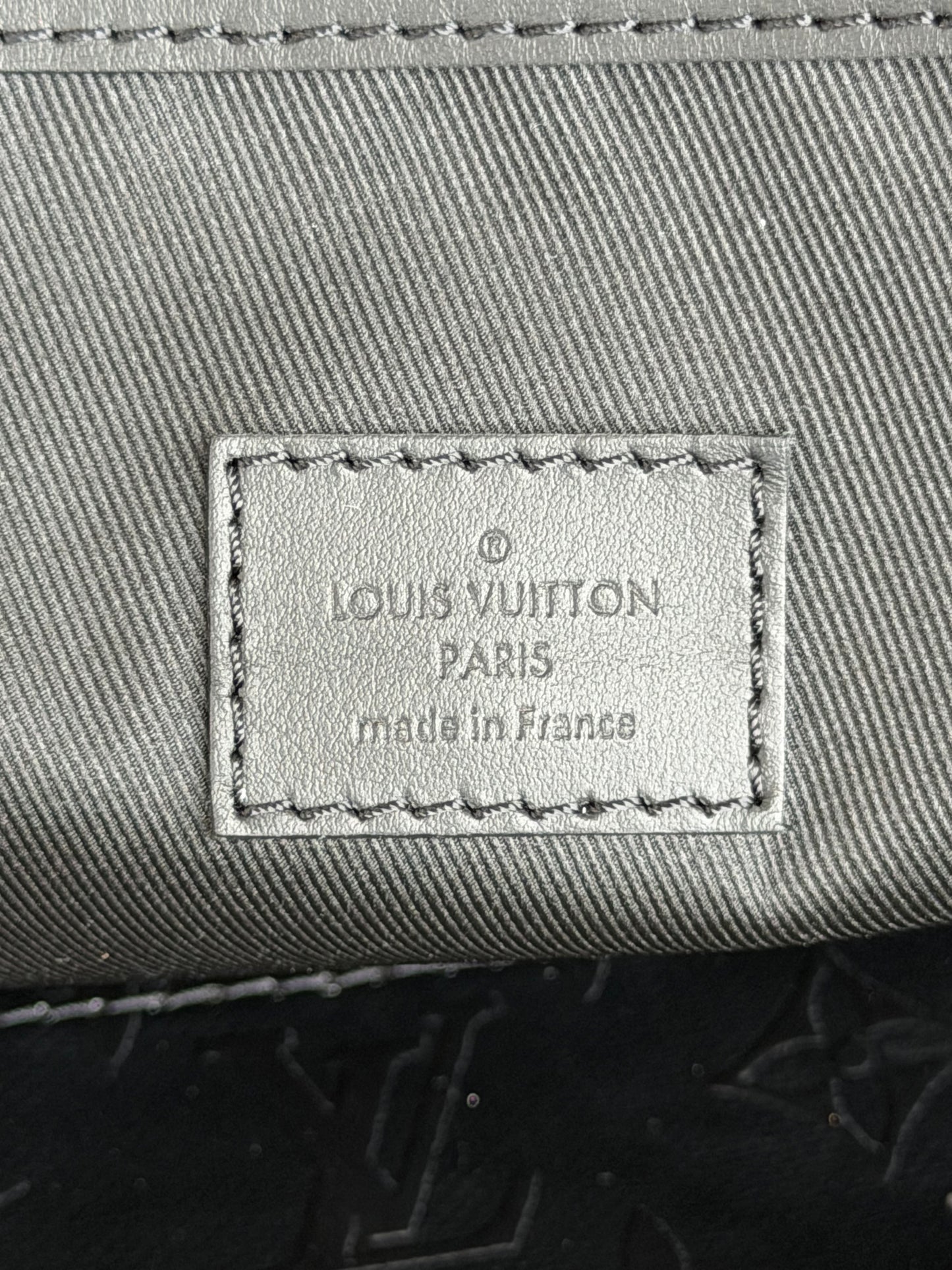 Louis Vuitton Black Ski Monogram Storm Keepall 55
