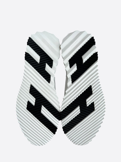 Hermes White & Multicolor Flex Sneakers