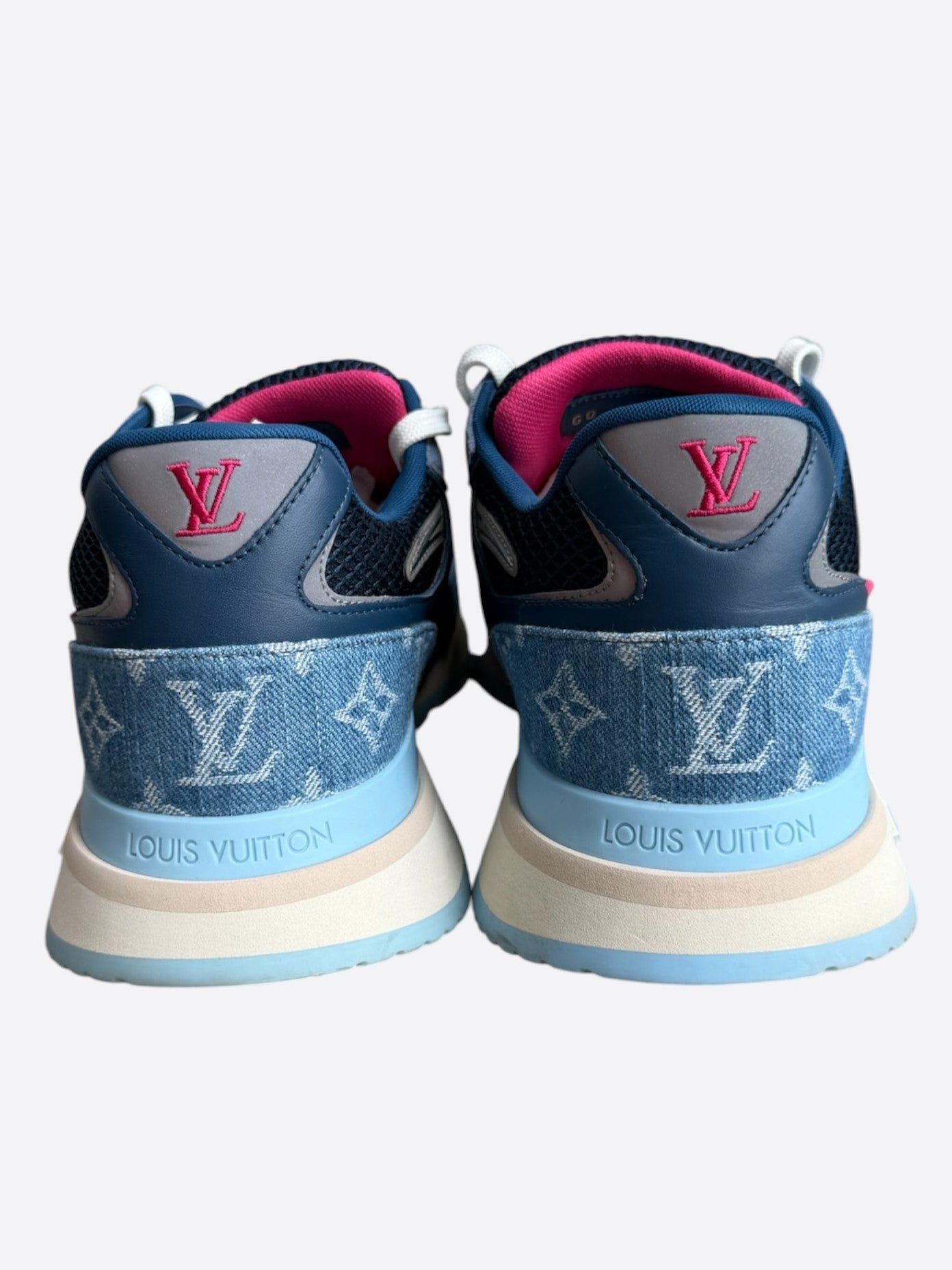 Louis Vuitton Blue Monogram Run Away Sneakers
