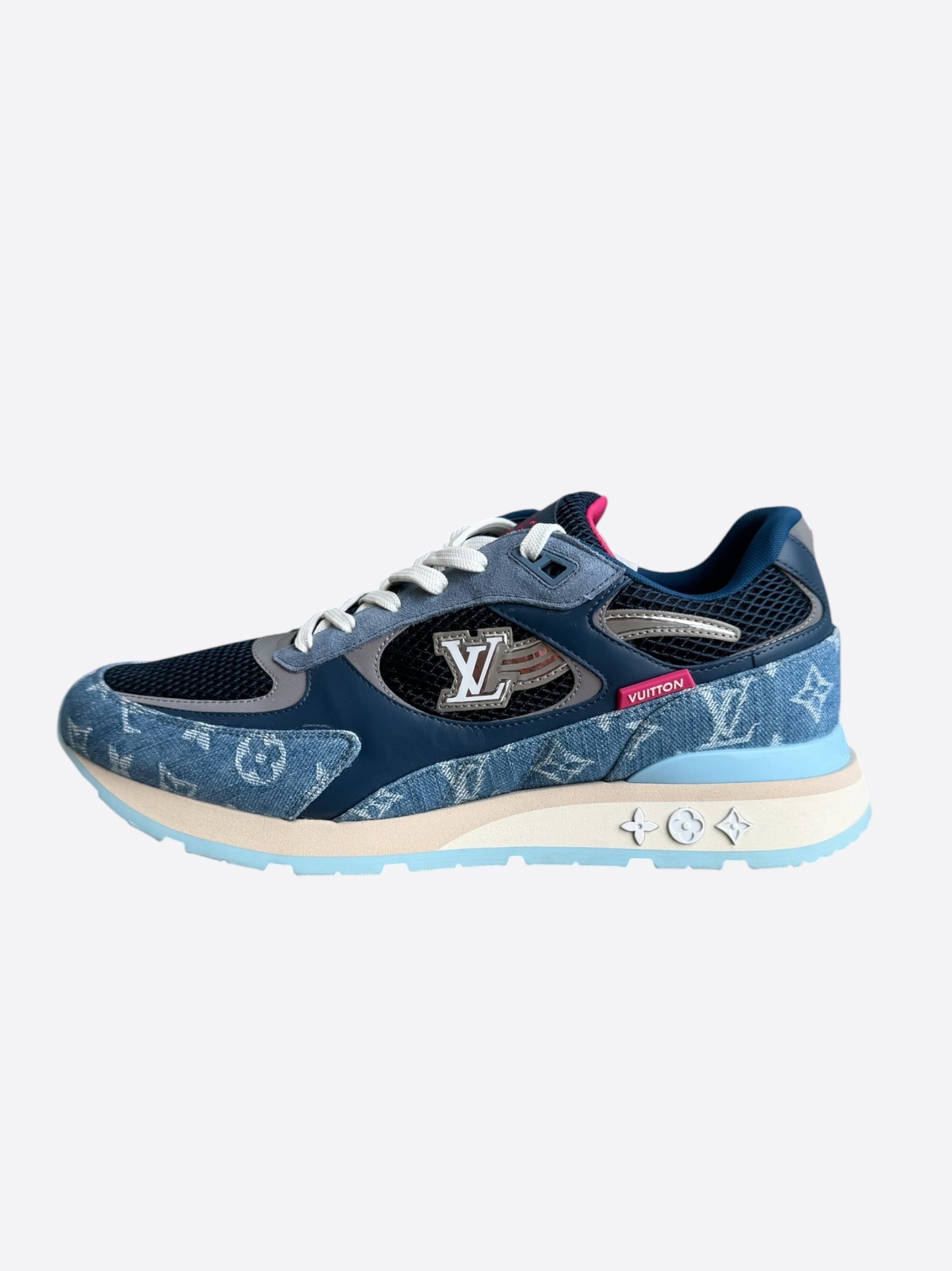 Louis Vuitton Blue Monogram Run Away Sneakers