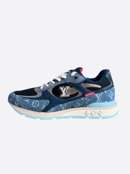 Louis Vuitton Blue Monogram Run Away Sneakers