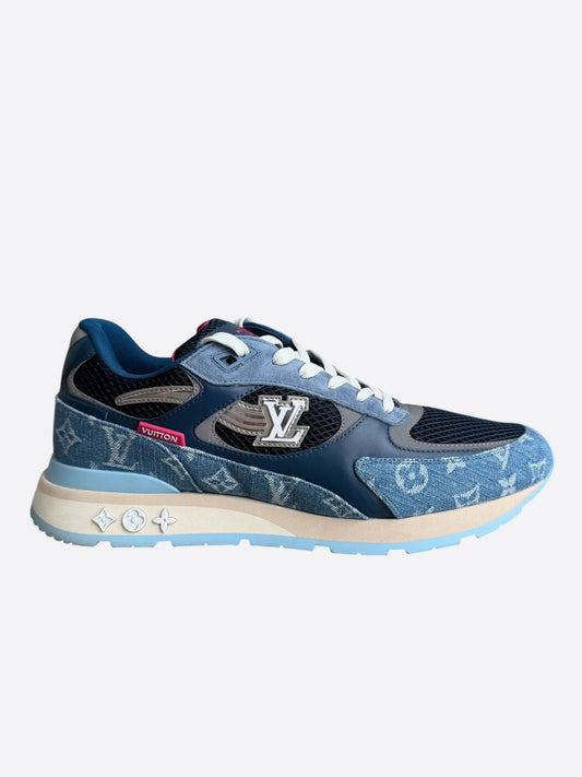 Louis Vuitton Blue Monogram Run Away Sneakers