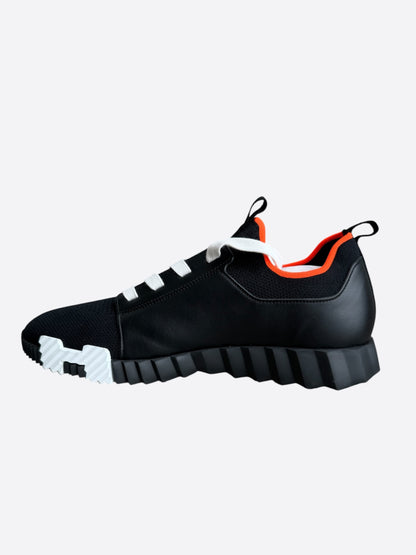 Hermes Black & Multicolor Depart Sneakers