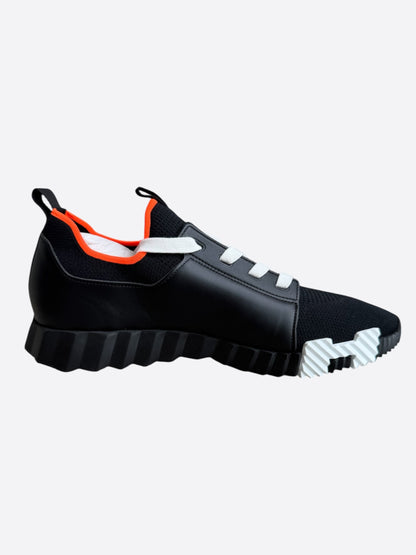 Hermes Black & Multicolor Depart Sneakers