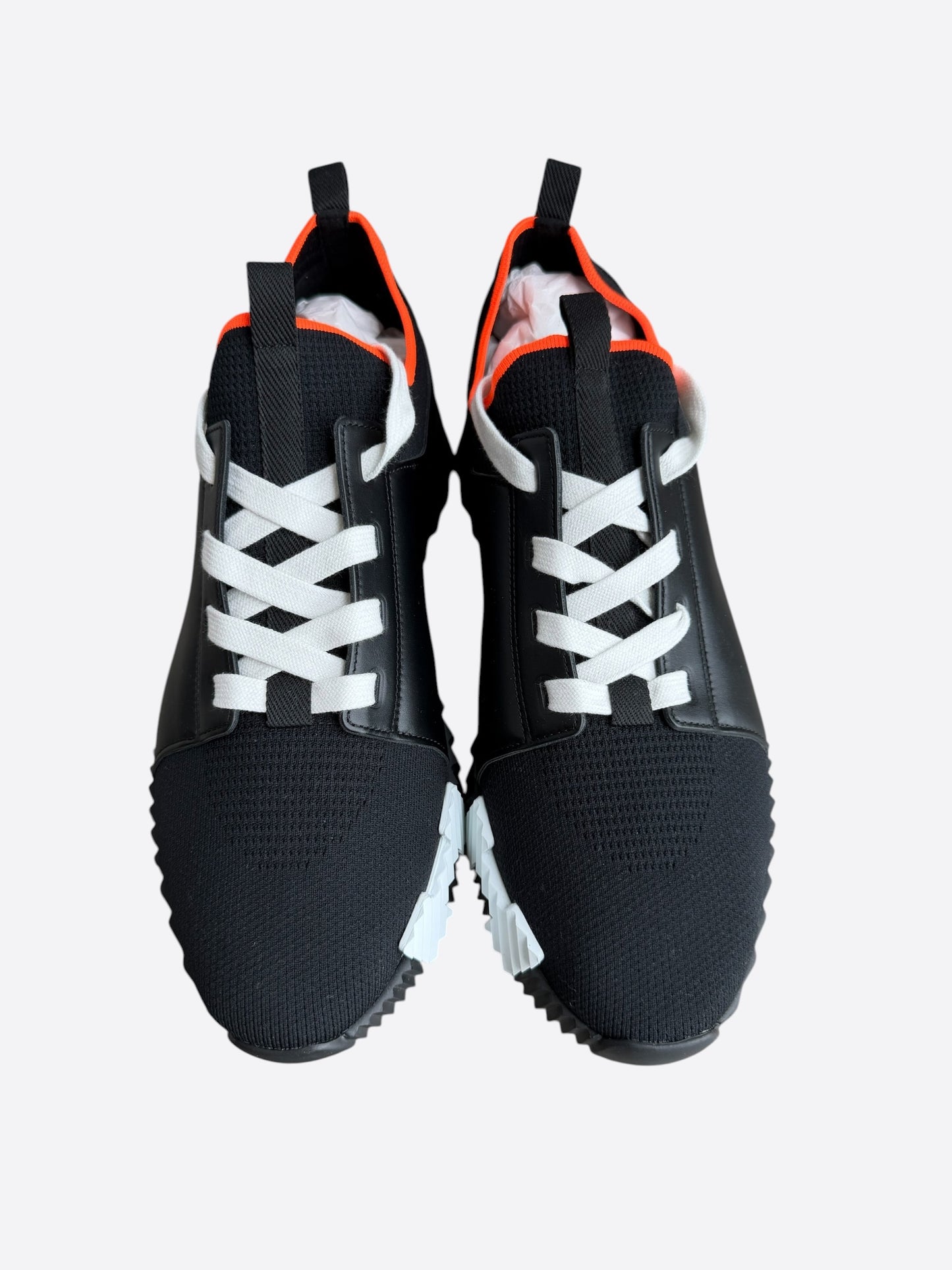 Hermes Black & Multicolor Depart Sneakers