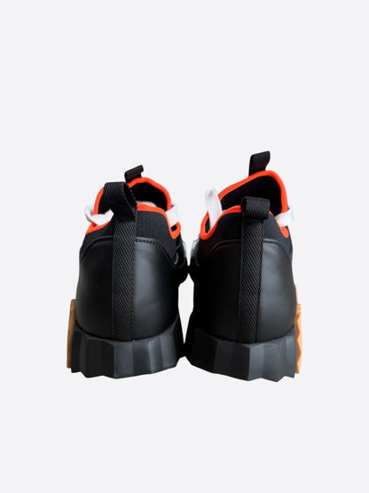 Hermes Black & Multicolor Depart Sneakers
