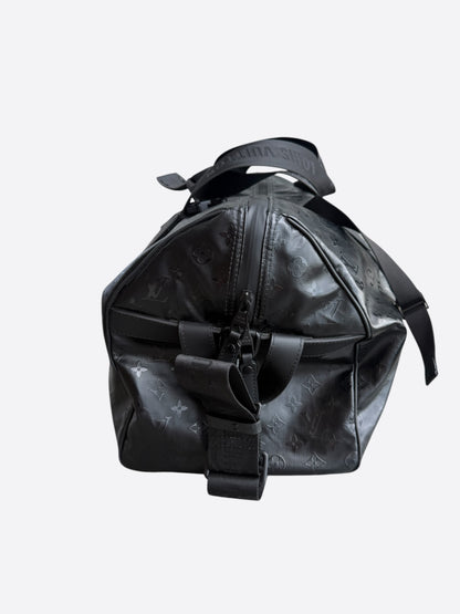 Louis Vuitton Black Ski Monogram Storm Keepall 55