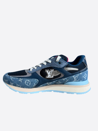 Louis Vuitton Blue Monogram Run Away Sneakers
