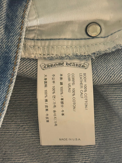 Chrome Hearts Levis Blue, Green & Cheetah Star Patch Jeans