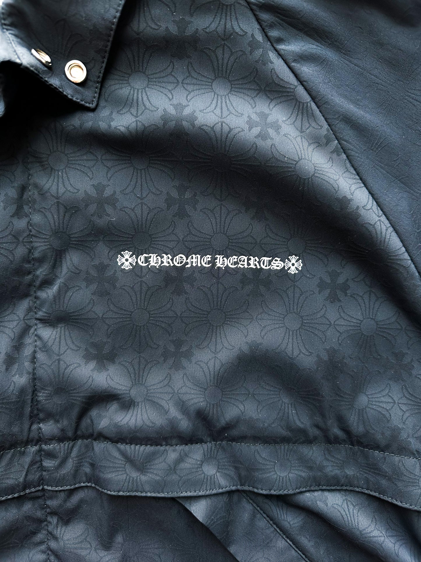 Chrome Hearts Black Match Point Monogram Nylon Jacket