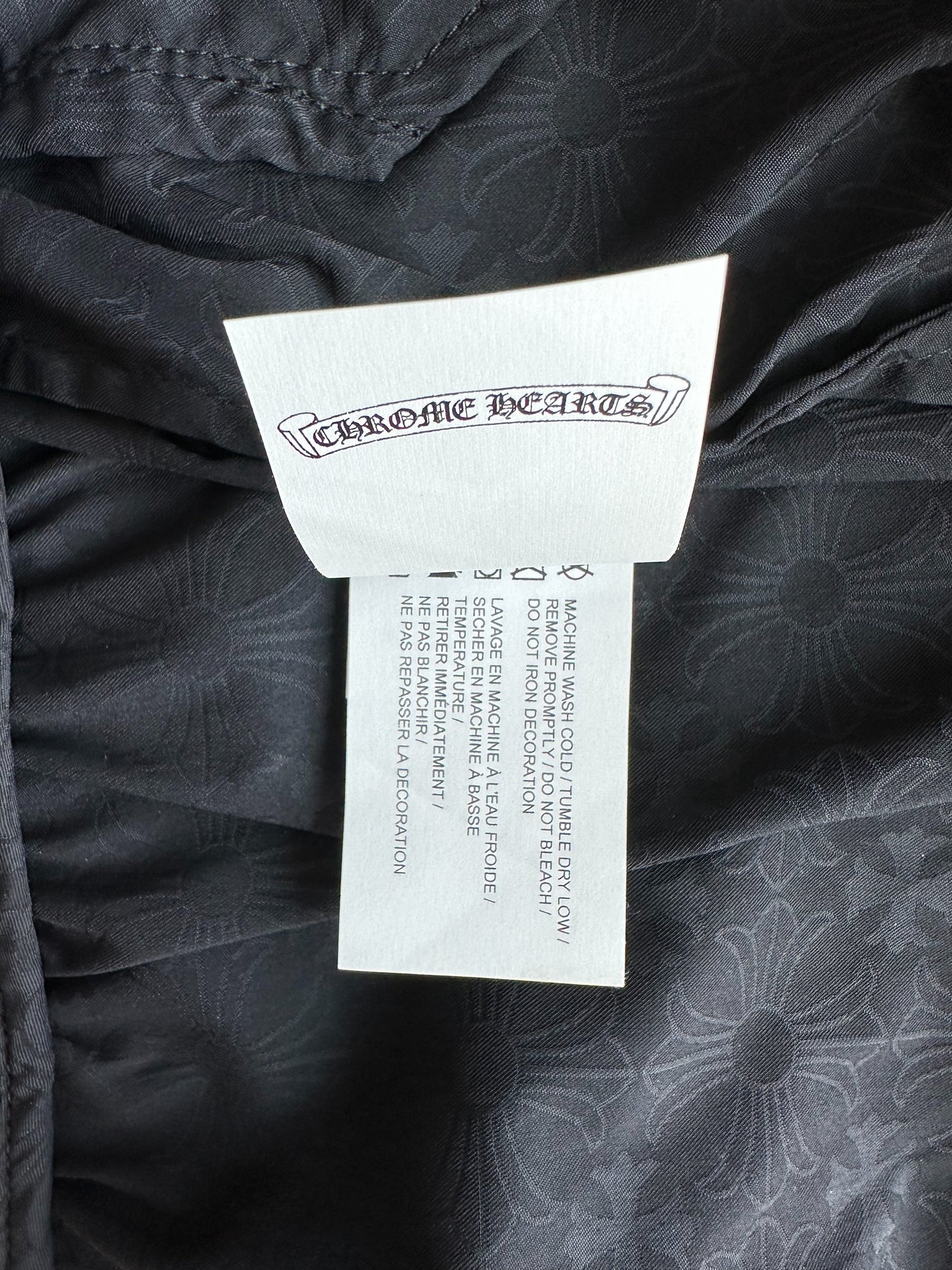 Chrome Hearts Black Match Point Monogram Nylon Jacket