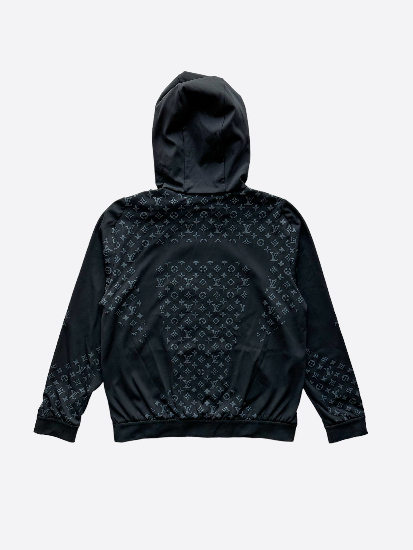 Louis Vuitton Black Monogram Zip Up Hoodie – Savonches