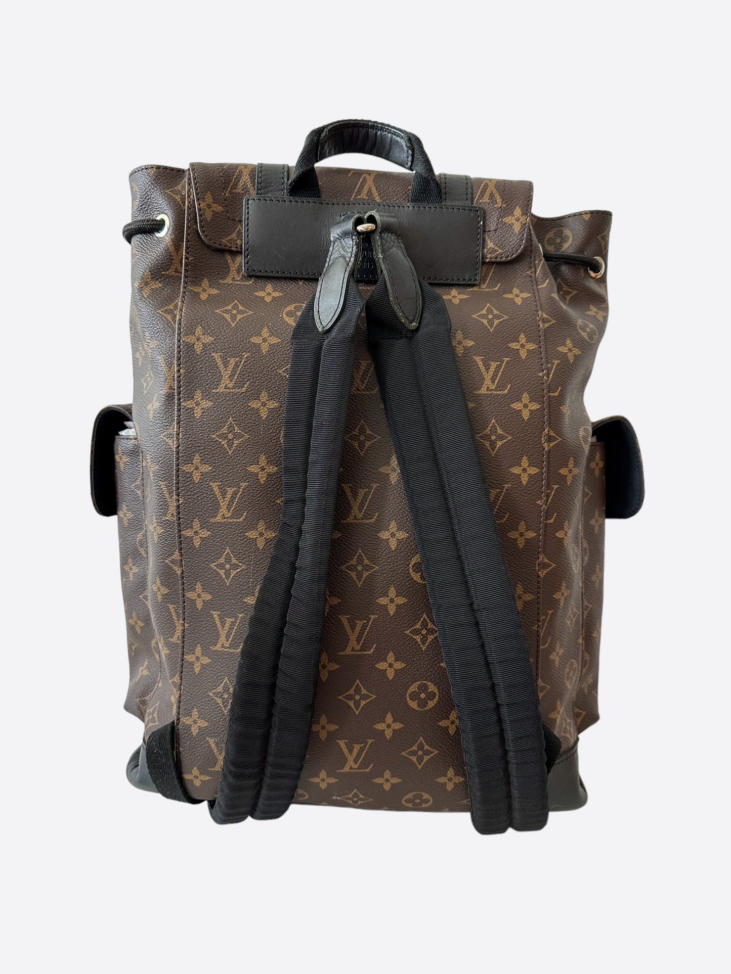 Louis Vuitton Brown Macassar Monogram Christopher Backpack