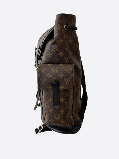 Louis Vuitton Brown Macassar Monogram Christopher Backpack