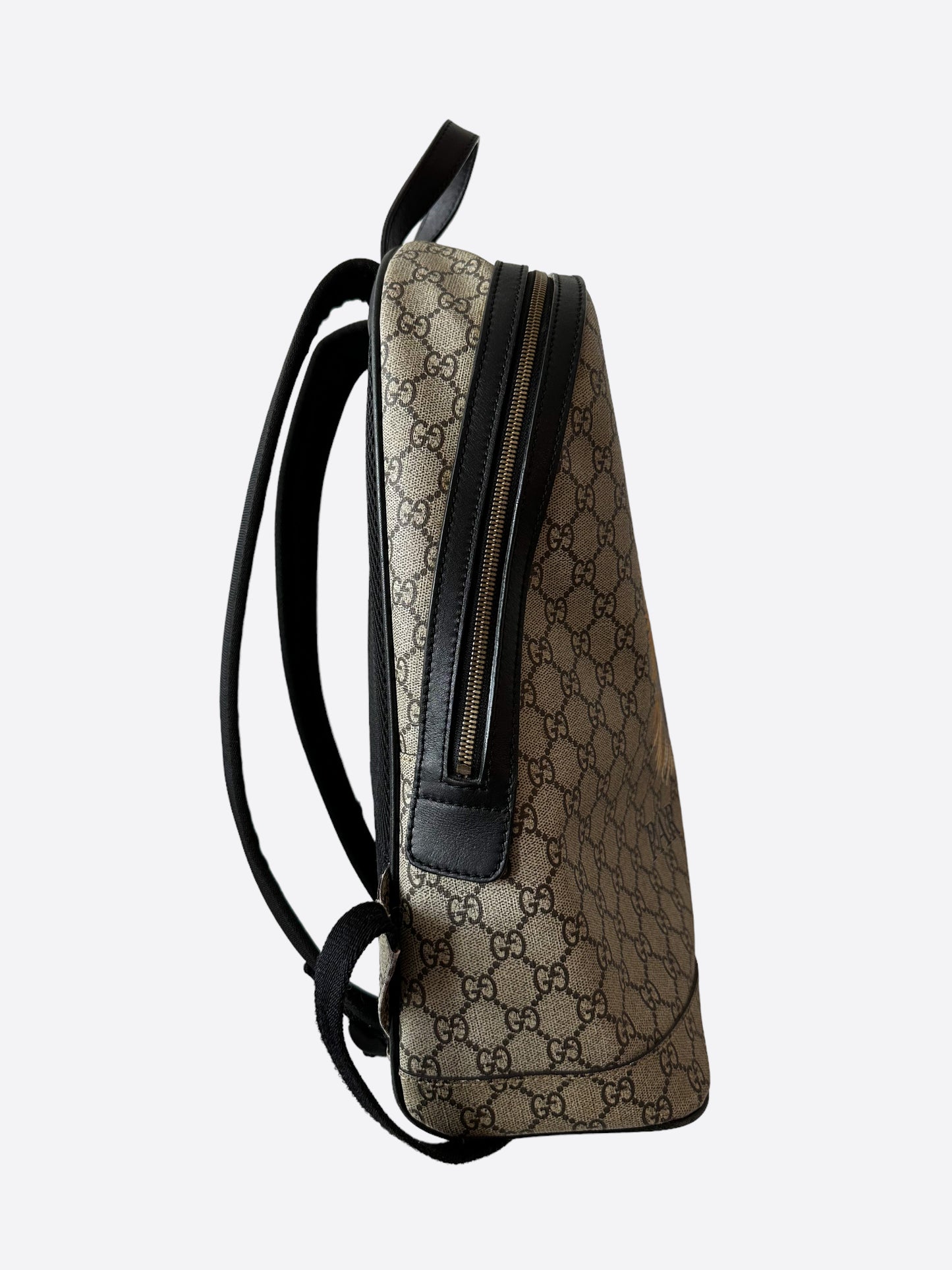 Gucci Tan GG Monogram Tiger backpack