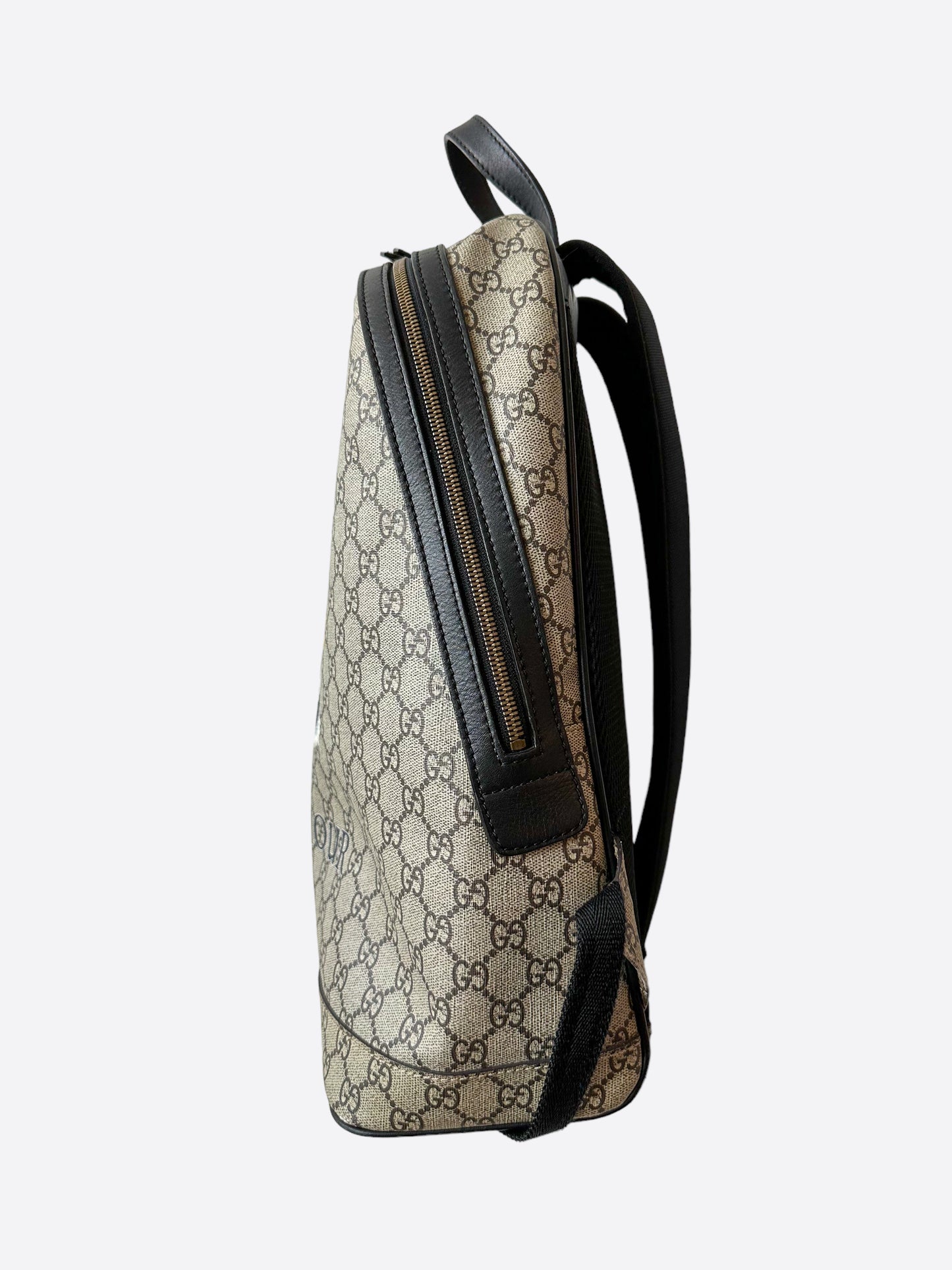 Gucci Tan GG Monogram Tiger backpack
