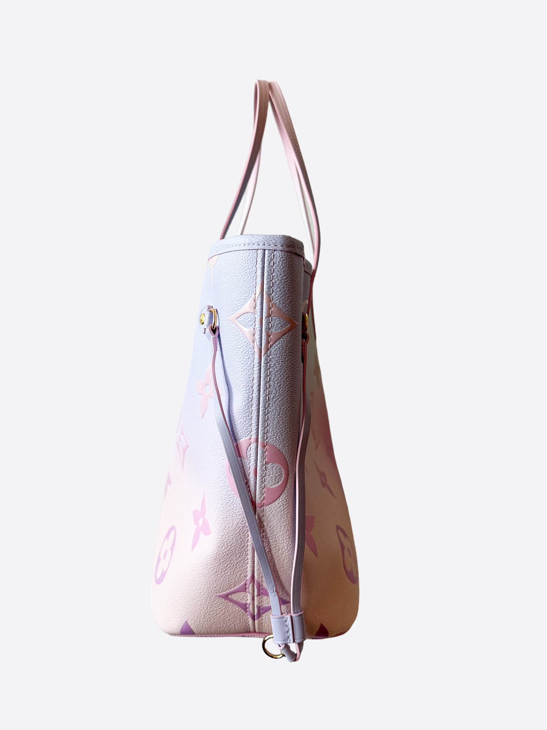 Louis Vuitton Monogram Sunrise Pastel Neverfull MM Tote with Pouch