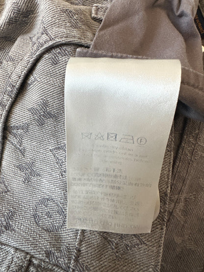 Louis Vuitton Grey Monogram Slim Jeans