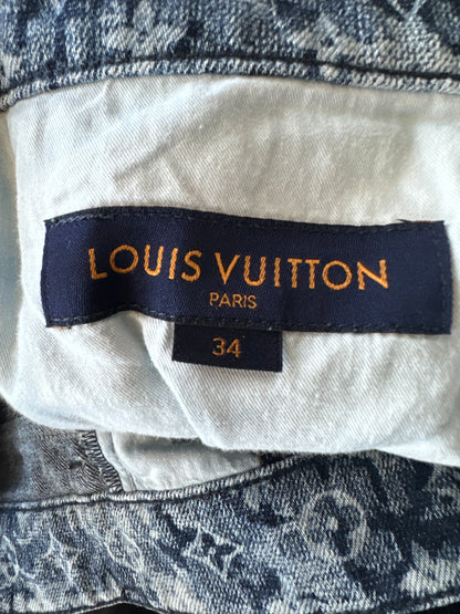 Louis Vuitton Blue Tapestry Monogram Jeans