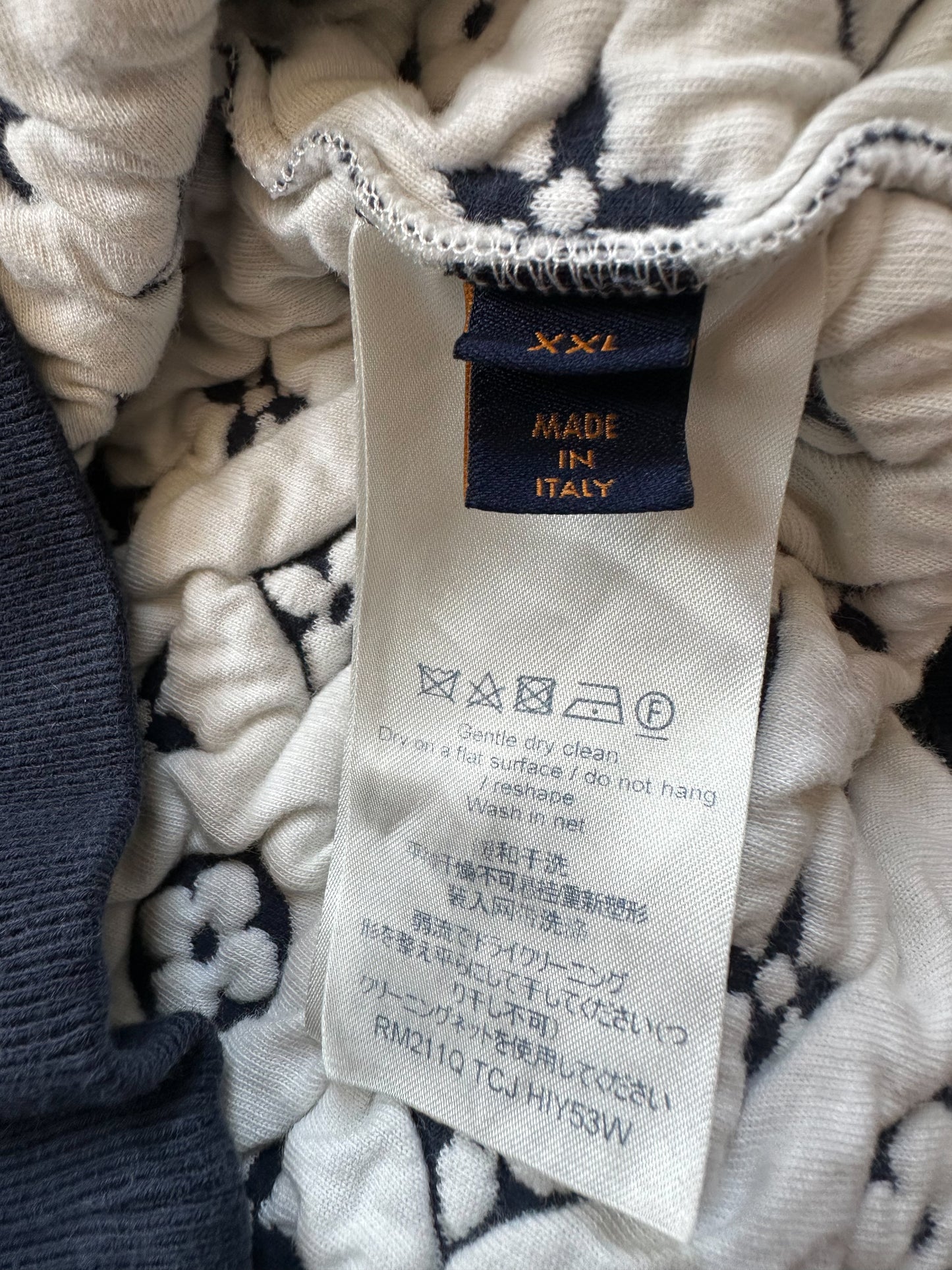 Louis Vuitton Navy & White Monogram Sweater