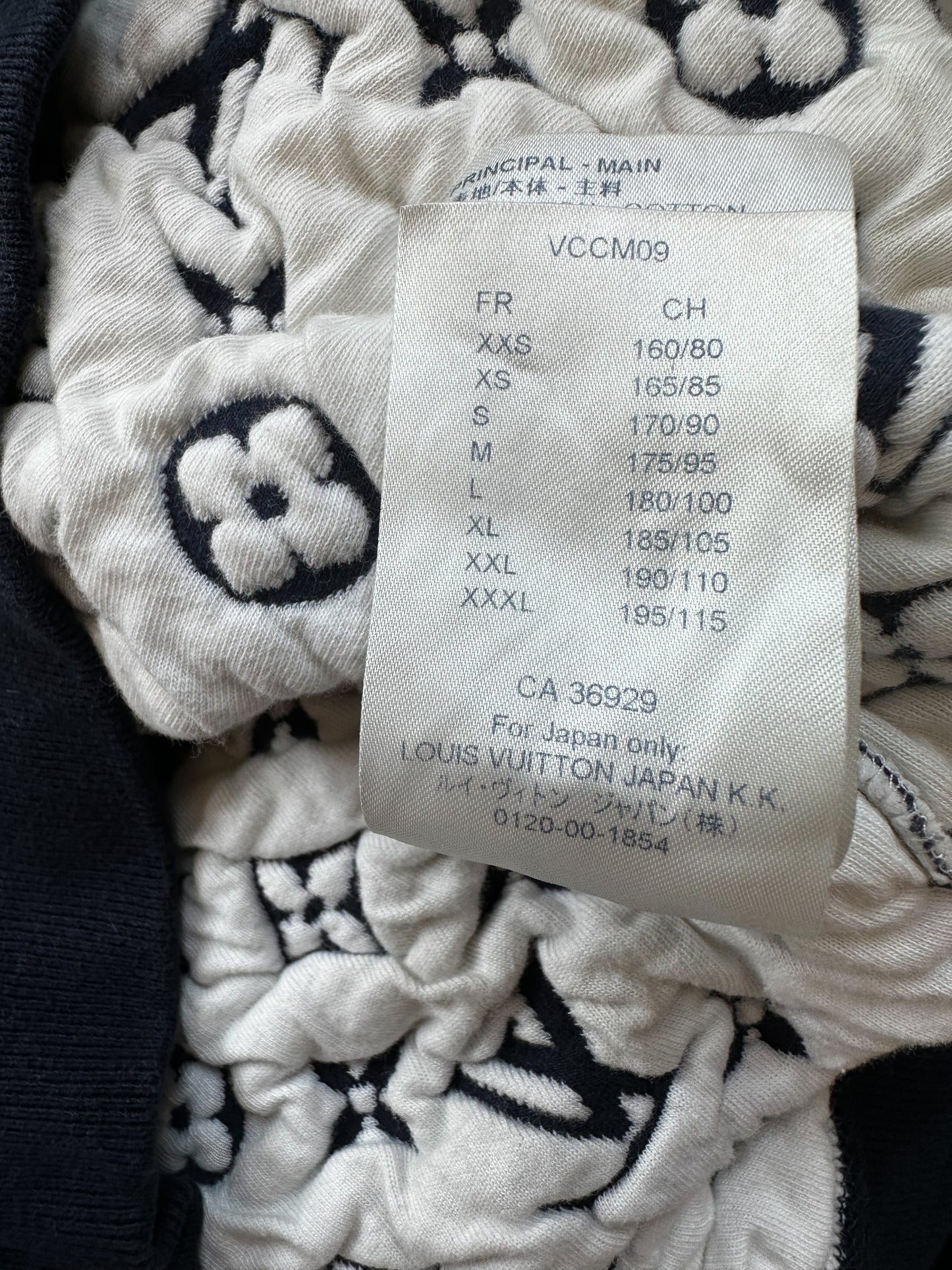 Louis Vuitton Navy & White Monogram Sweater