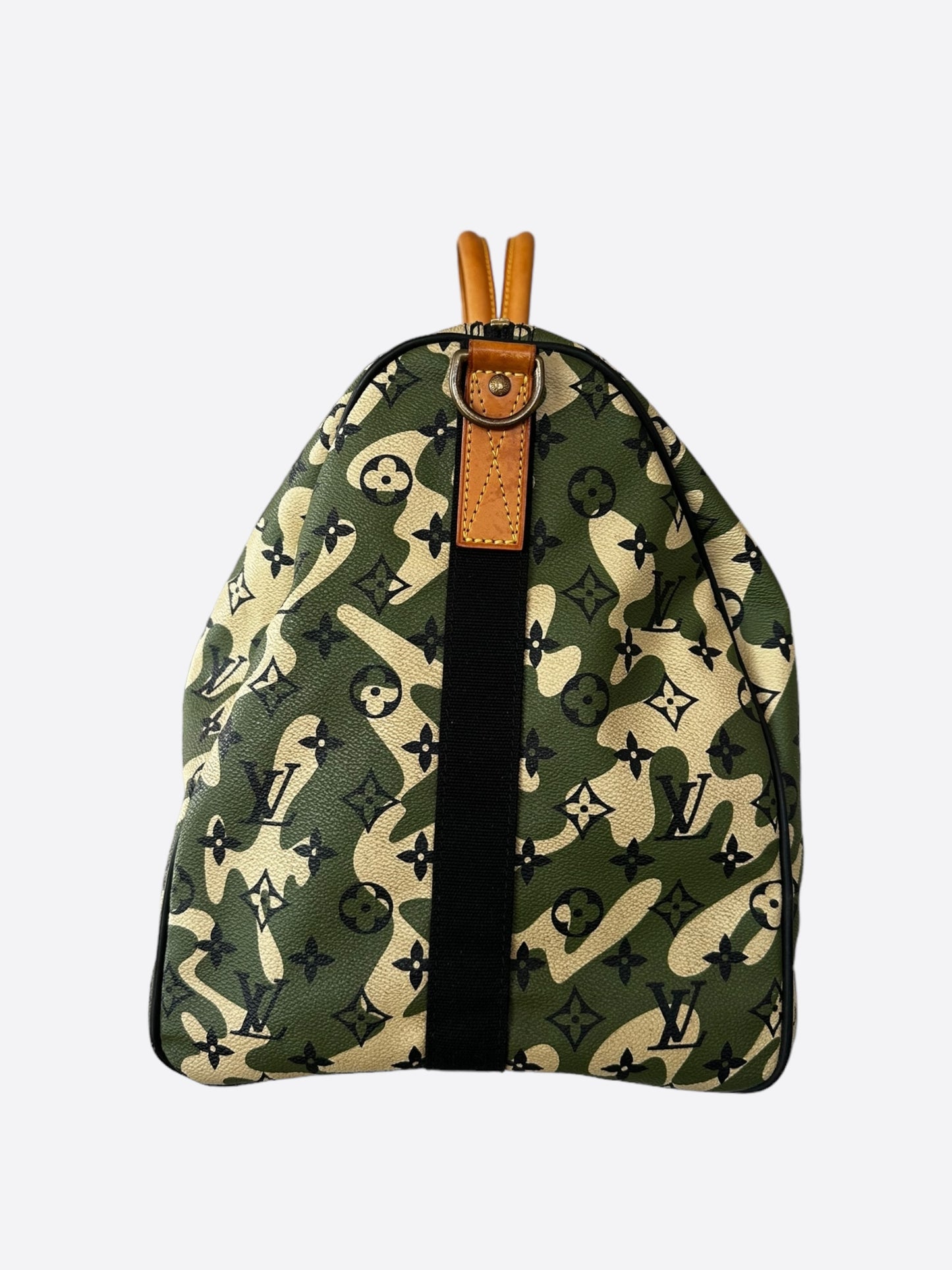 Louis Vuitton Takashi Murakami Camo Monogram Keepall 55