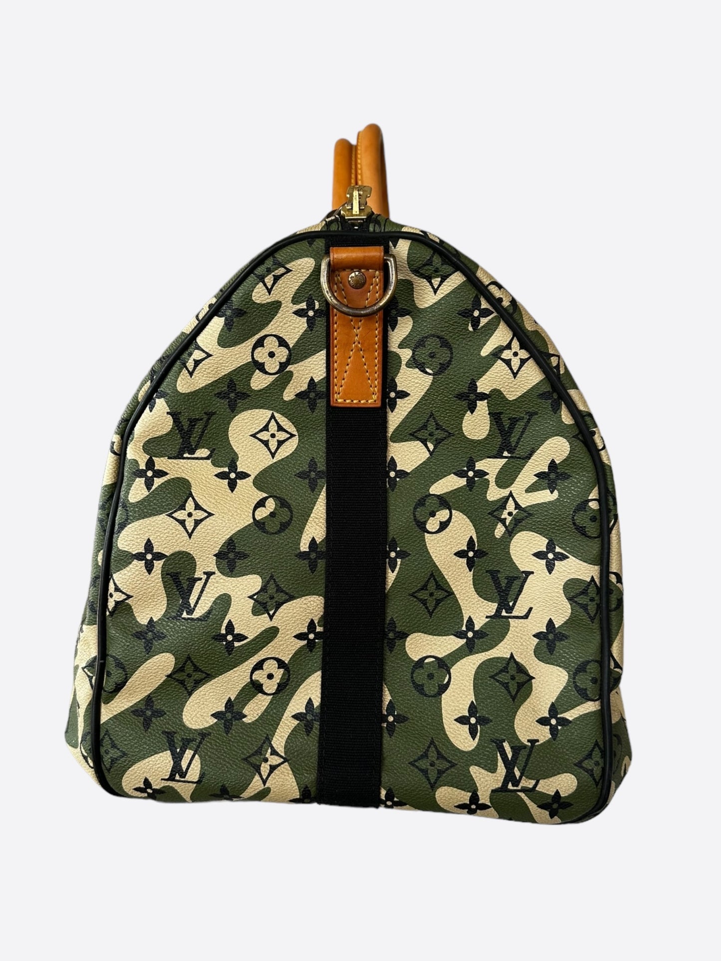 Louis Vuitton Takashi Murakami Camo Monogram Keepall 55