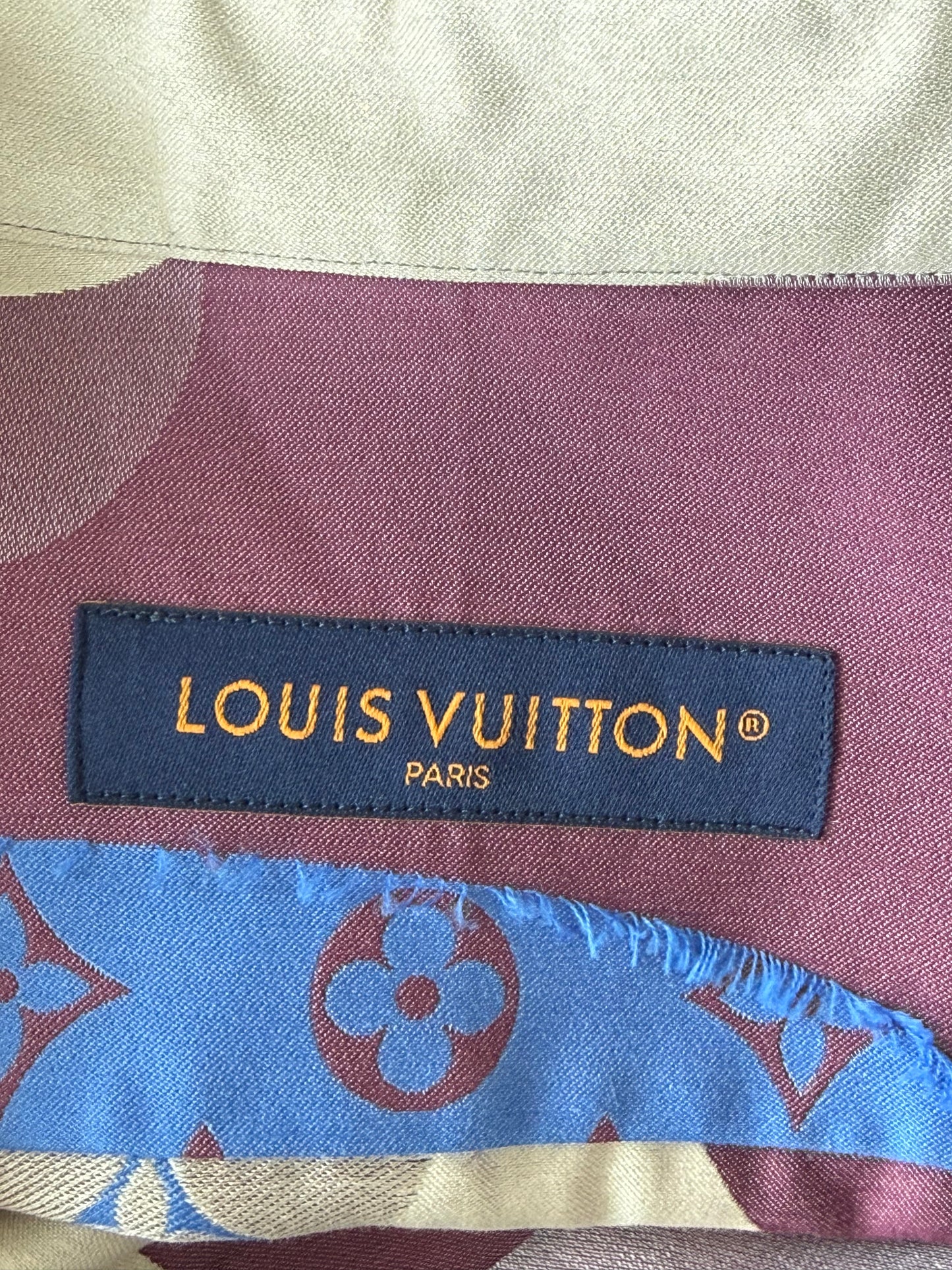 Louis Vuitton Kidsuper Multicolor Face Graphic Button Up Shirt