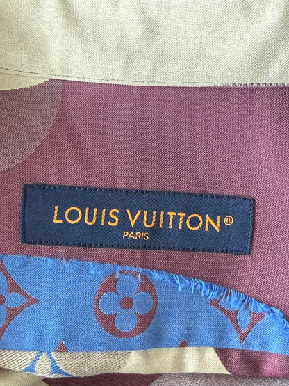 Louis Vuitton Kidsuper Multicolor Face Graphic Button Up Shirt