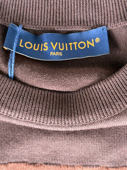 Louis Vuitton Brown Trunk Intarsia T-Shirt