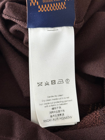 Louis Vuitton Brown Trunk Intarsia T-Shirt