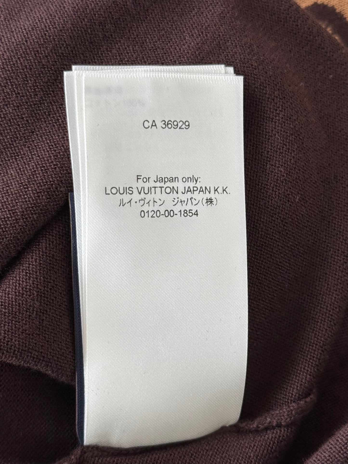 Louis Vuitton Brown Trunk Intarsia T-Shirt