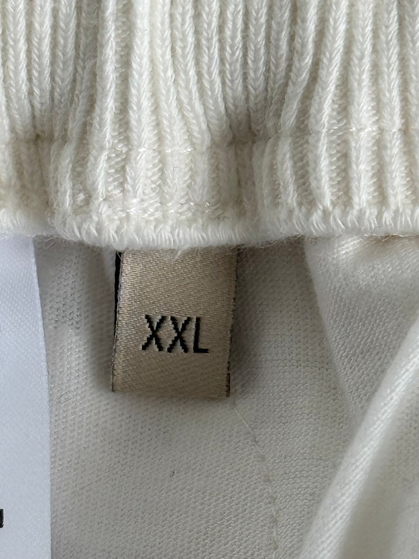 Gucci White GG Monogram Striped Terry Cloth Shorts
