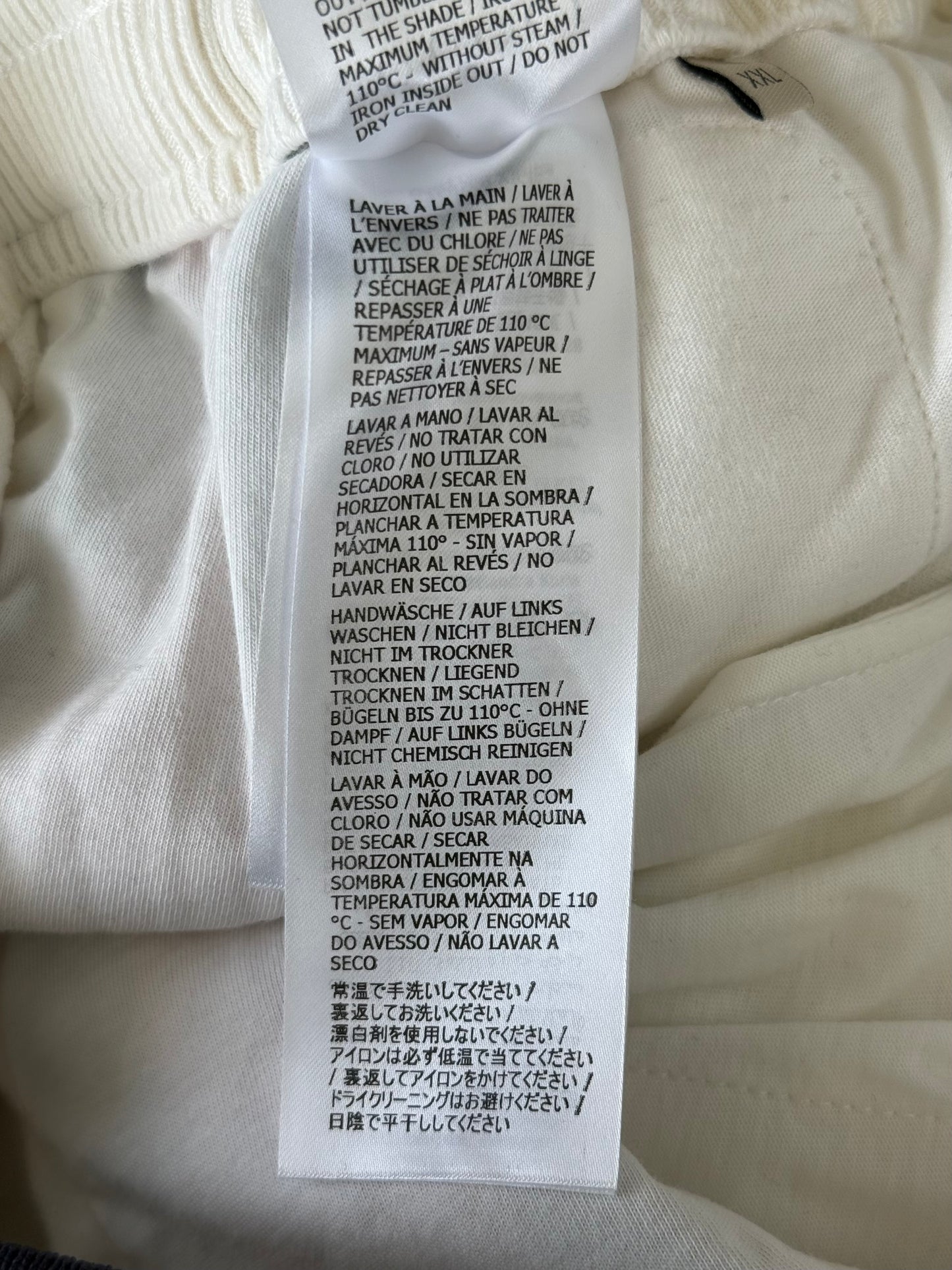 Gucci White GG Monogram Striped Terry Cloth Shorts