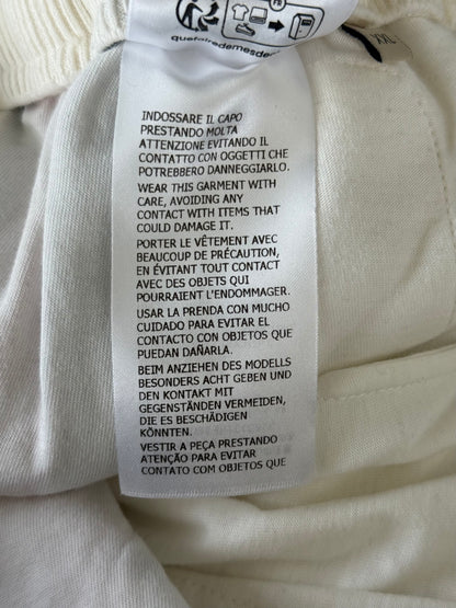 Gucci White GG Monogram Striped Terry Cloth Shorts