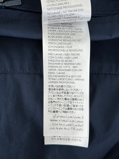 Gucci Beige & Navy GG Monogram Bomber jacket