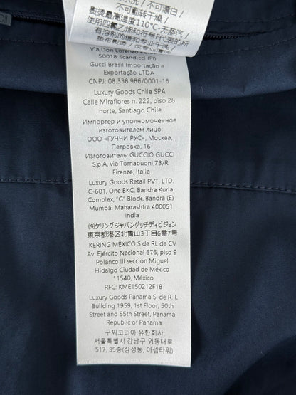 Gucci Beige & Navy GG Monogram Bomber jacket