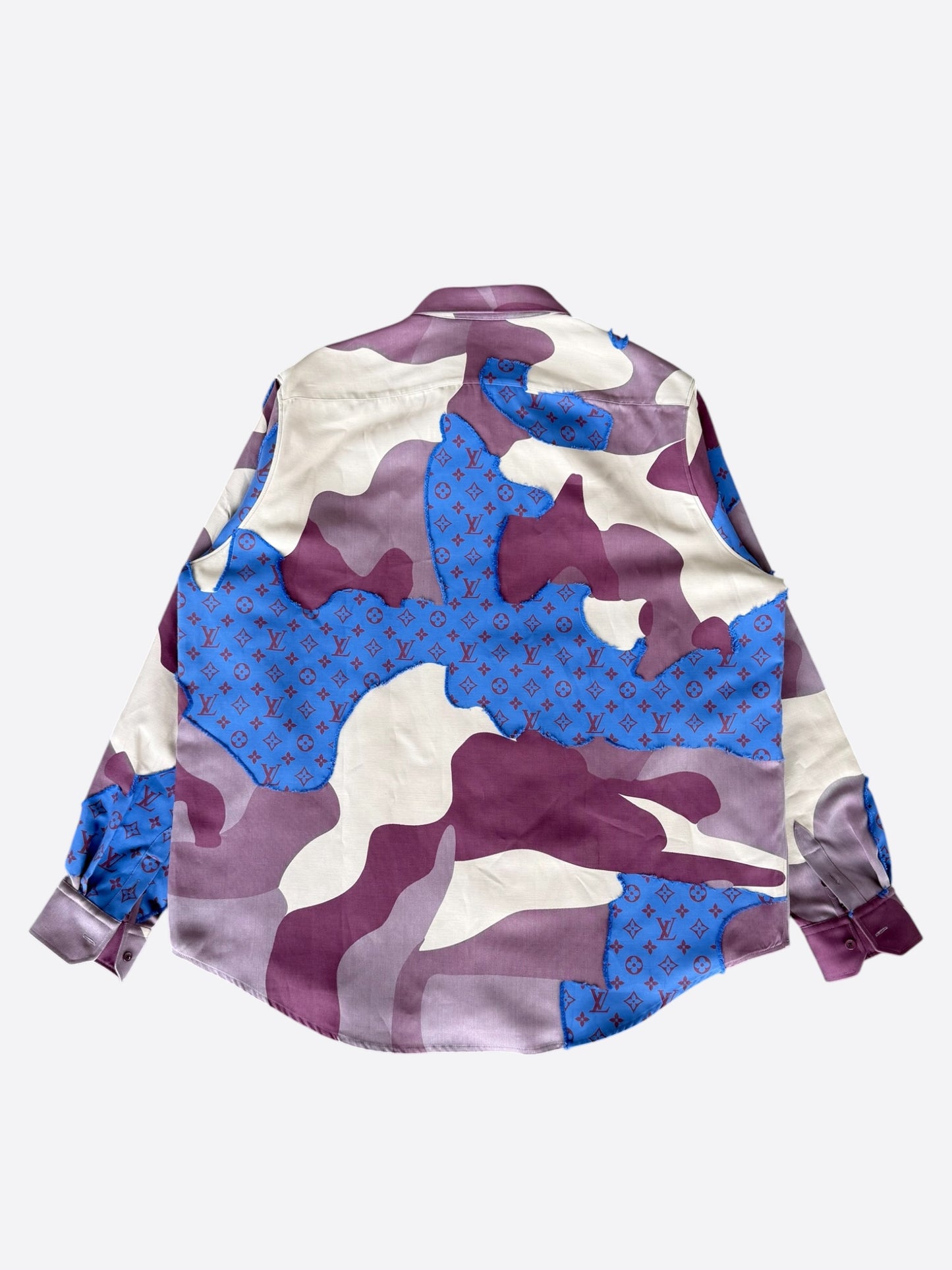 Louis Vuitton Kidsuper Multicolor Face Graphic Button Up Shirt