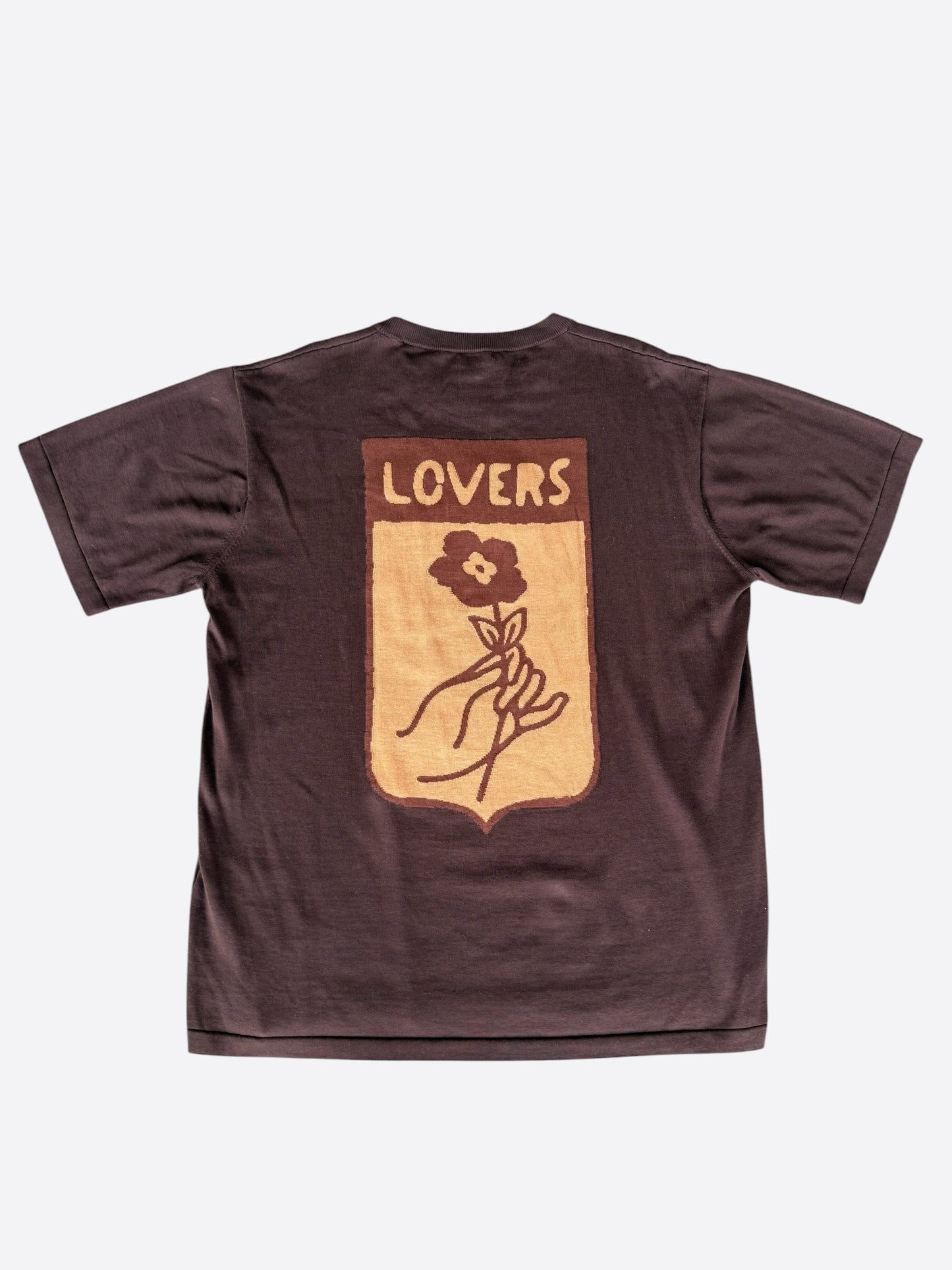 Louis Vuitton Brown Trunk Intarsia T-Shirt