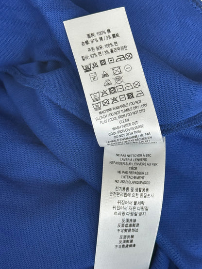 Burberry Blue & White Equestrian Knight Graphic T-Shirt