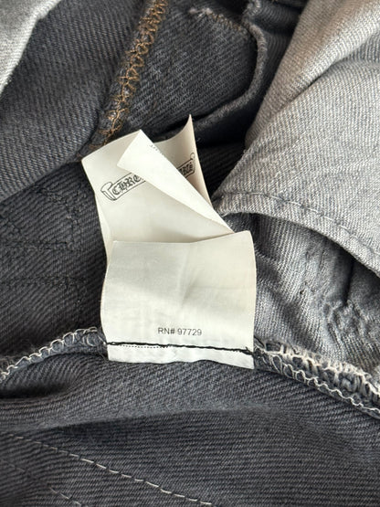 Chrome Hearts Levi's Grey & Black Cross Patch Jeans