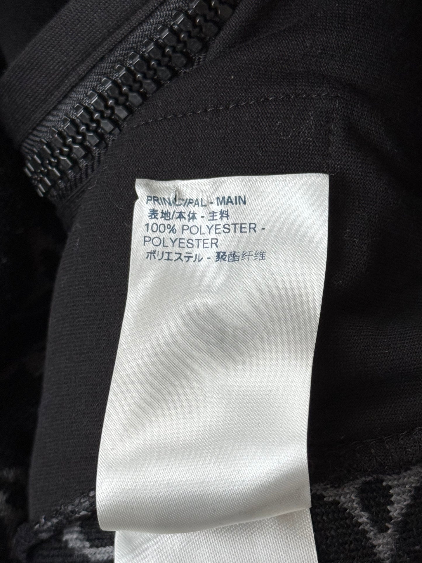Louis Vuitton Black Monogram Fleece Zip Up Jacket