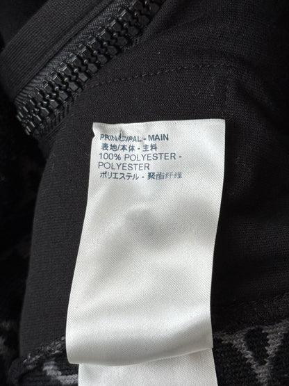 Louis Vuitton Black Monogram Fleece Zip Up Jacket