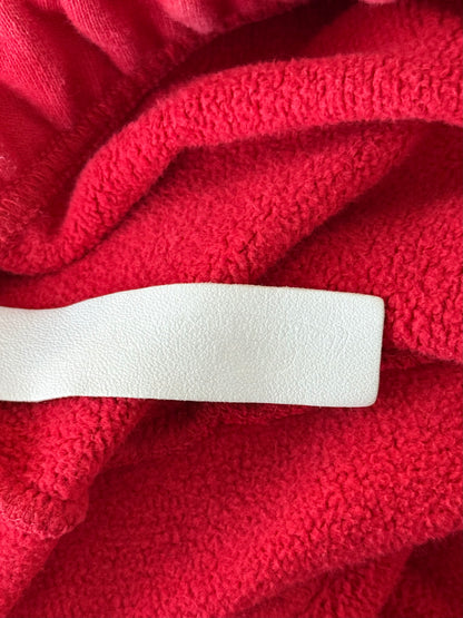 Chrome Hearts Red & White Triple Cross Embroidered Sweatpants
