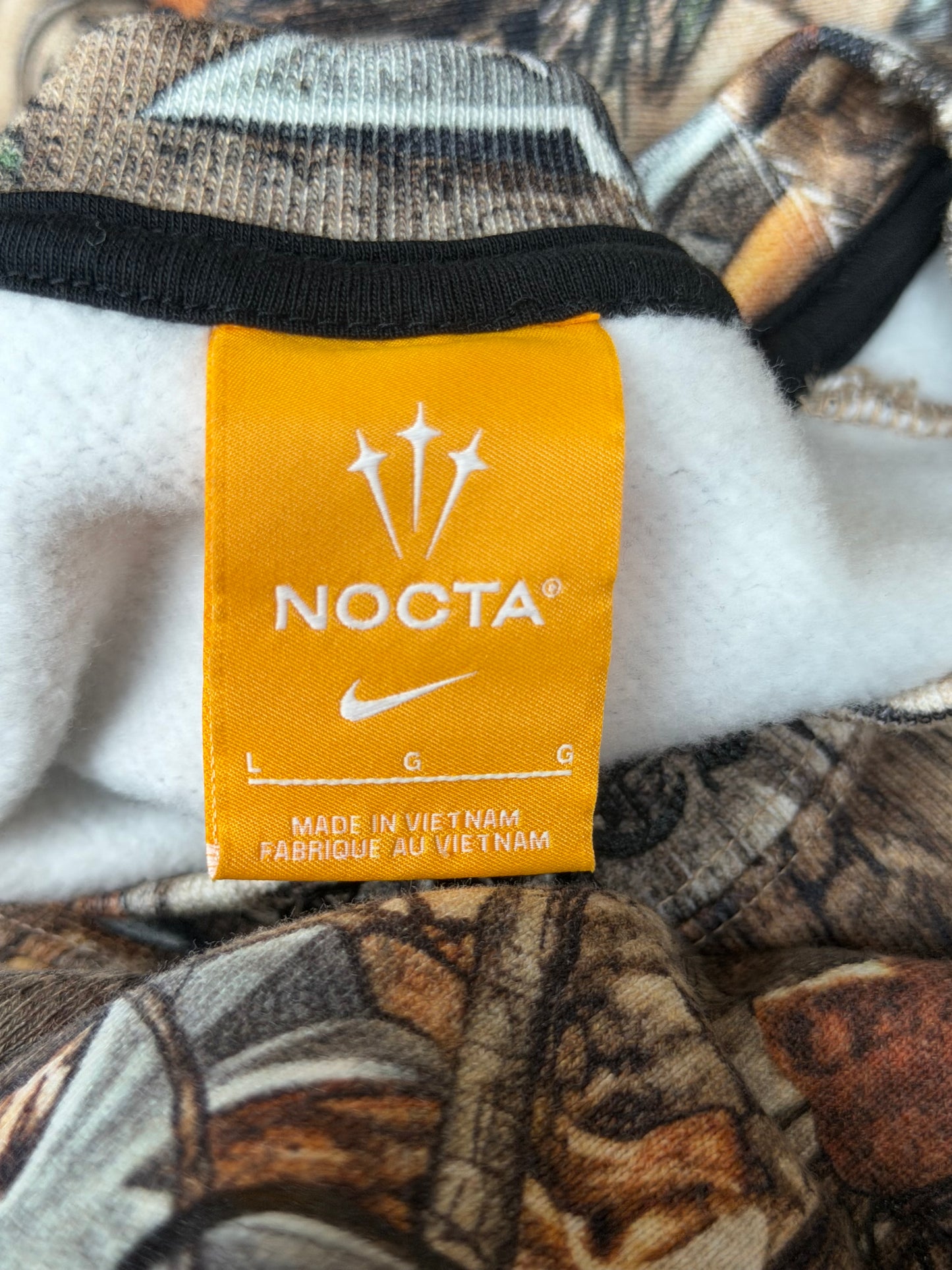 Chrome Hearts Nike NOCTA Camouflage Horseshoe Logo Sweater