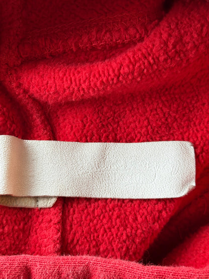 Chrome Hearts Red & White Triple Cross Embroidered Hoodie