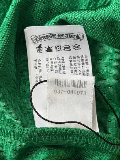 Chrome Hearts Green & Yellow Floral Nylon Mesh Longsleeve Jersey